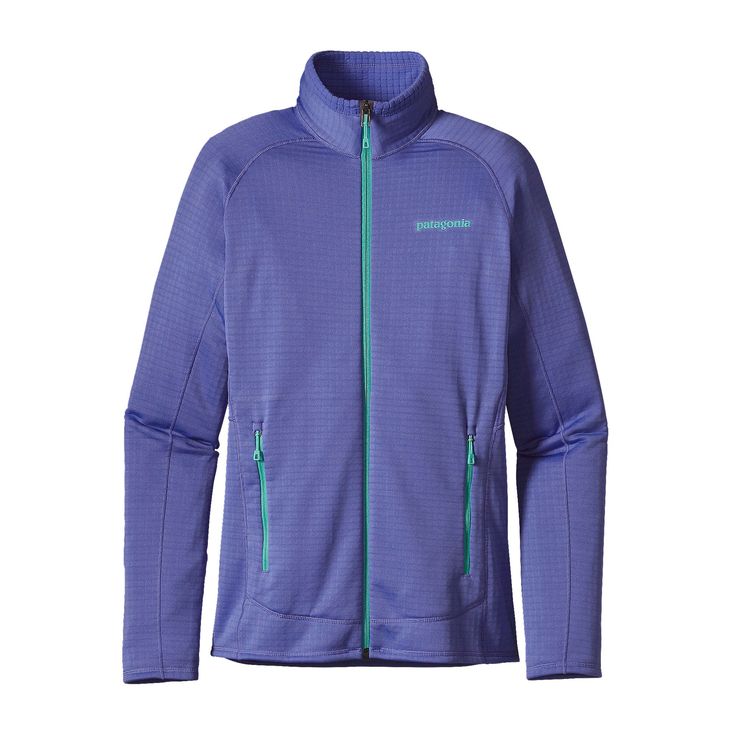 Patagonia W's R1 Fleece Full-Zip Jacket - Violet Blue - Large