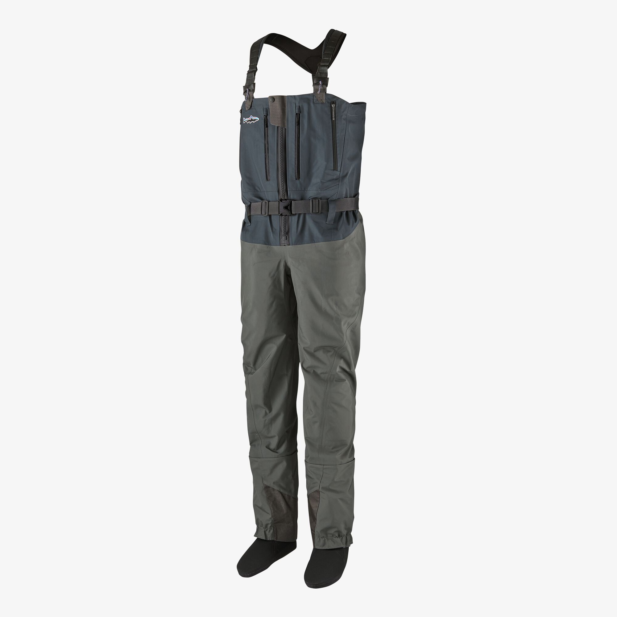 PATAGONIA SWIFTCURRENT EXPEDITION ZIP-FRONT WADER - FORGE GREY - LSM