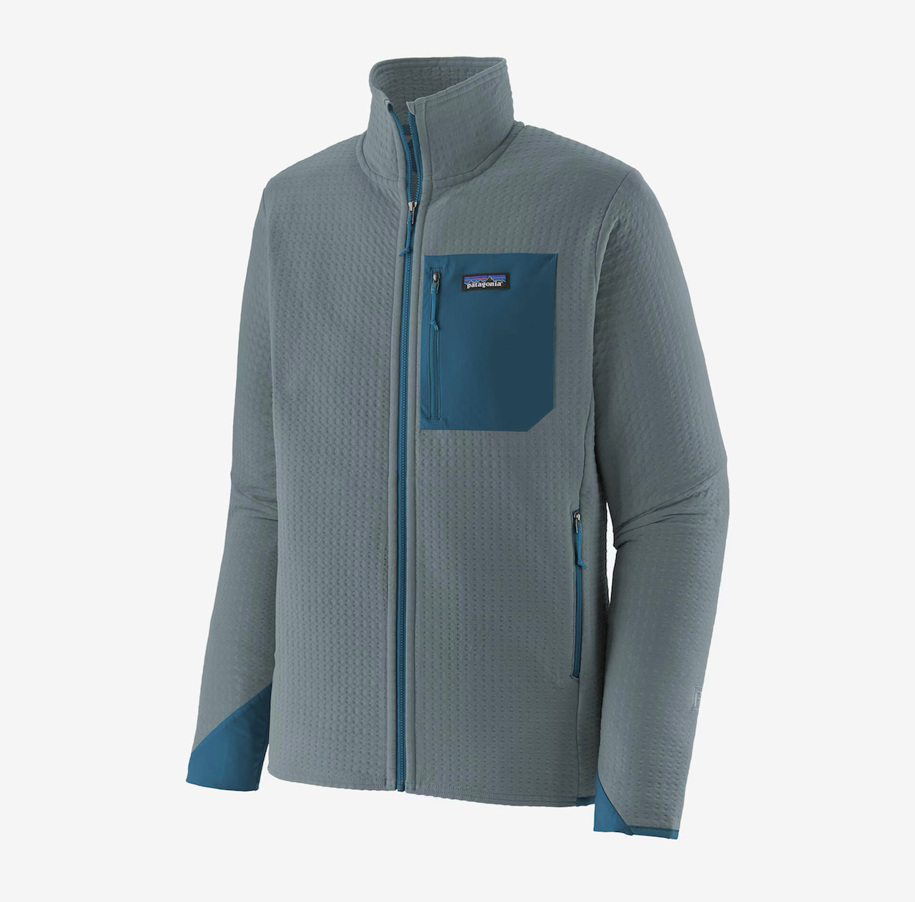 Patagonia M's R2 TechFace Jacket - Plume Grey - Large