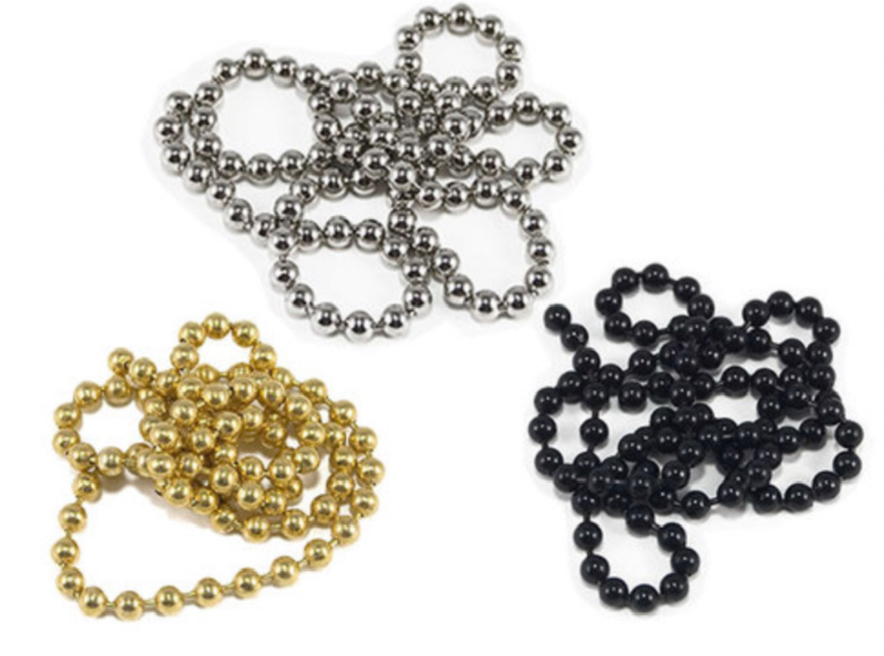 Bead Chain Eyes - Gold - X Small