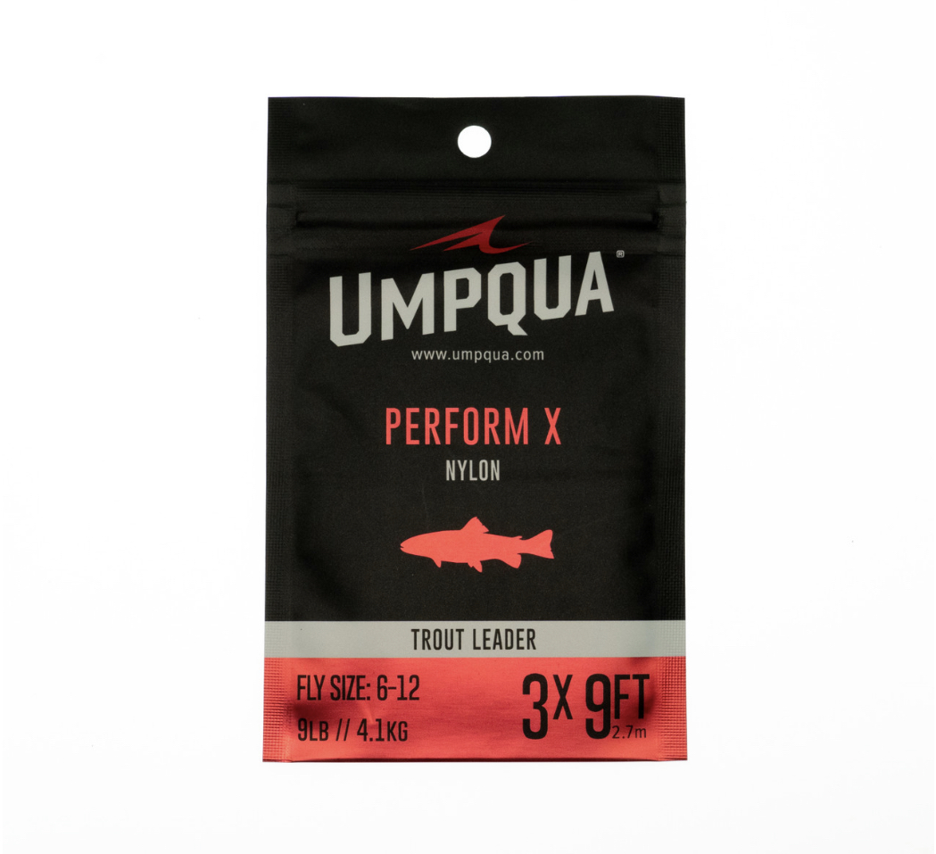 Umpqua Perform X Nylon Trout Leader - 10ft - 3x - 9lb