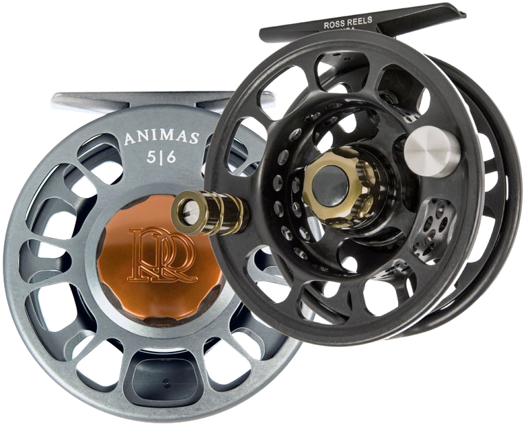 Animas Stealth Black With Bronze Hardware 5 - 6 Weight Fly Reel
