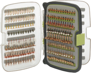 Slotted foam, ripple foam, and the Slotted Silicone boxes that are become very popular, we've got you covered! Tube Fly specific boxes and Articulated Fly boxes are also included in this category.