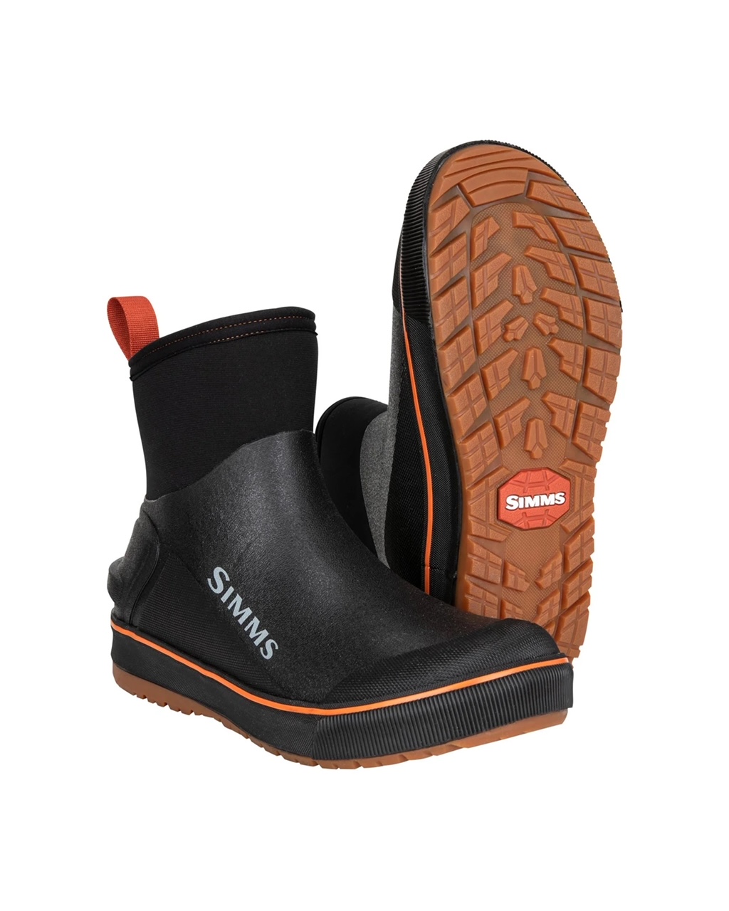 Slip on a pair of soft booties for wader protection while wearing fins or for wet wading. Boat boots with non-slip grip are great for keeping you steady on your feet while on the dock or on the boat.