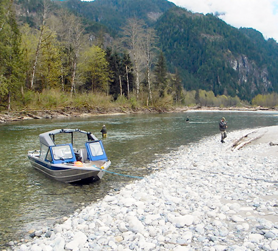 On The Water Salmon Pitt River Course