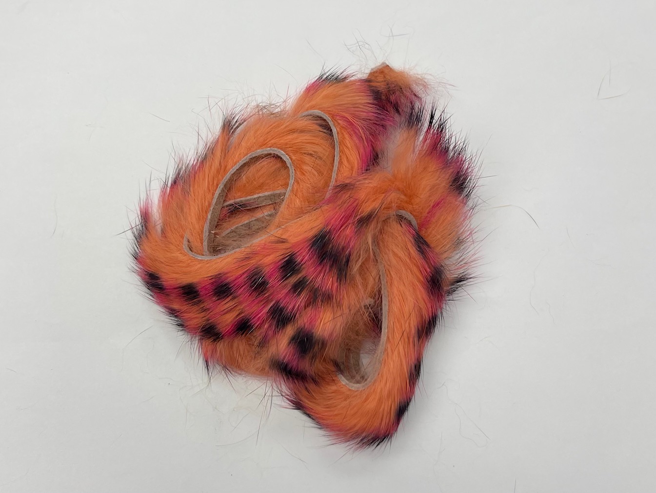OFishL Tiger Tail Rabbit Zonkers - Shrimp Pink/Hot Pink