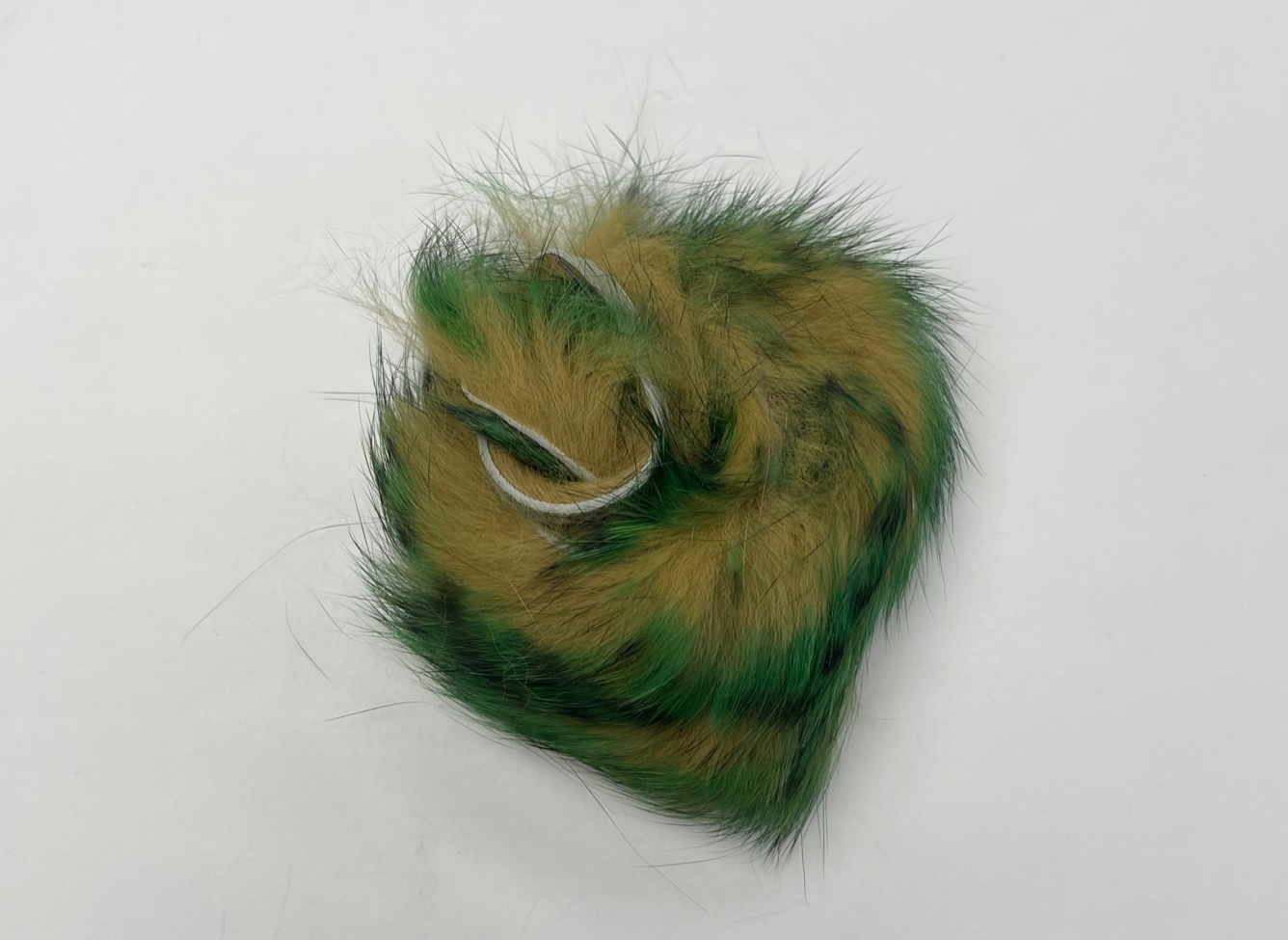 OFishL Tiger Tail Rabbit Zonkers - Olive/Green