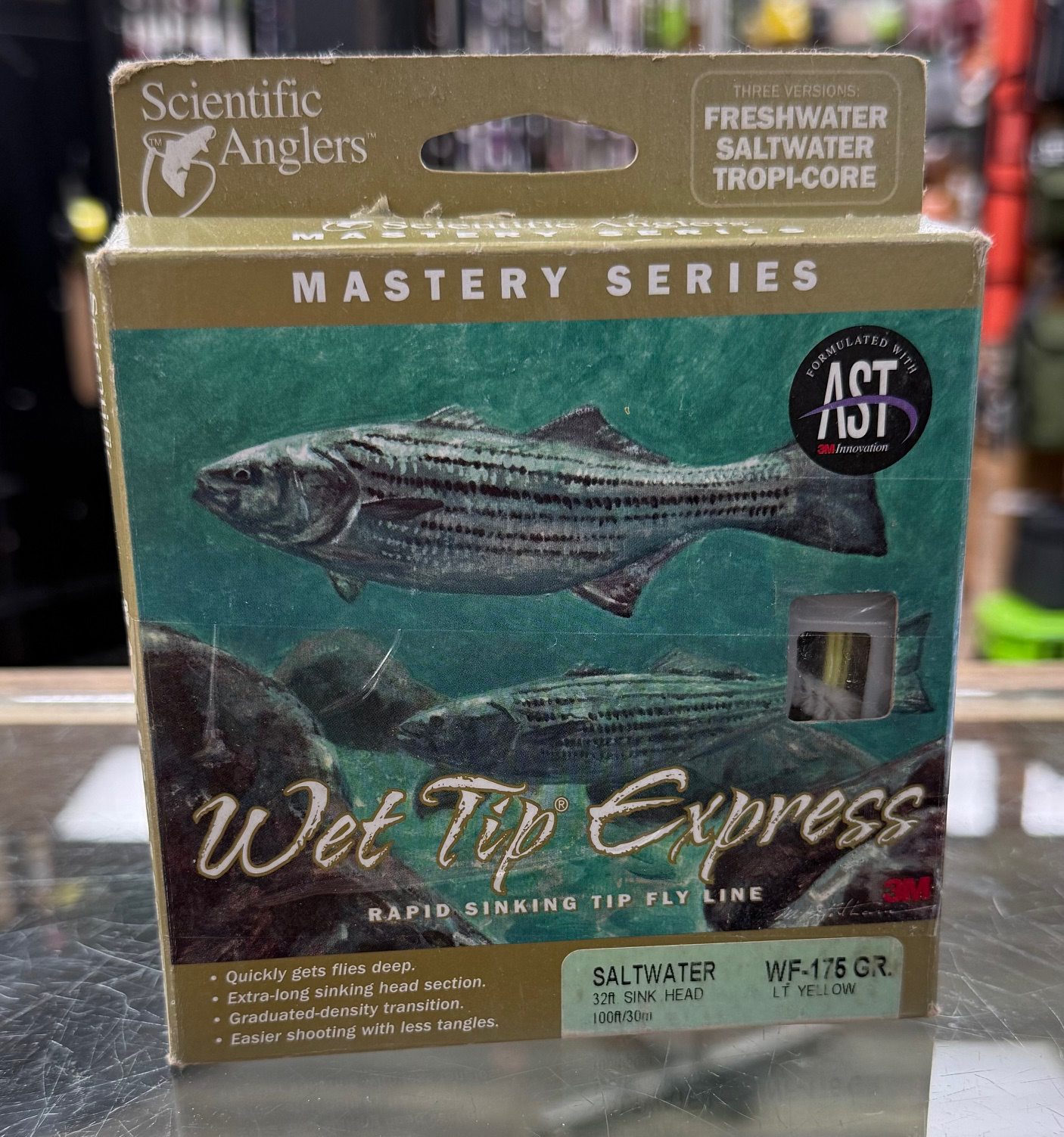 Scientific Anglers Mastery Wet Tip Express Saltwater - WF-175gr (5-6wt) 32ft Fast Sinking Head