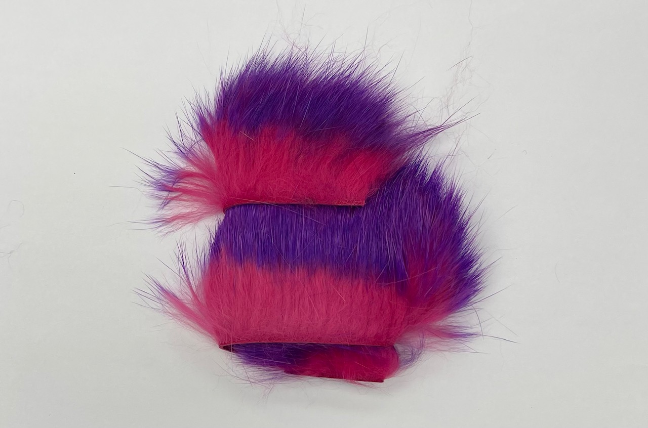 OFishL Two Toned Rabbit X-Cut Strips - Pink/Purple