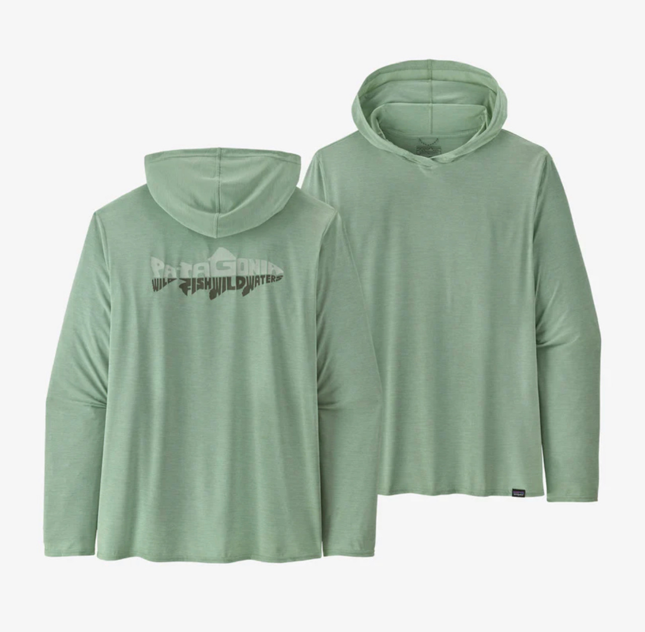 Patagonia M's Capilene Cool Daily Hoody - Wild Waterline: Tea Green X-Dye - XL