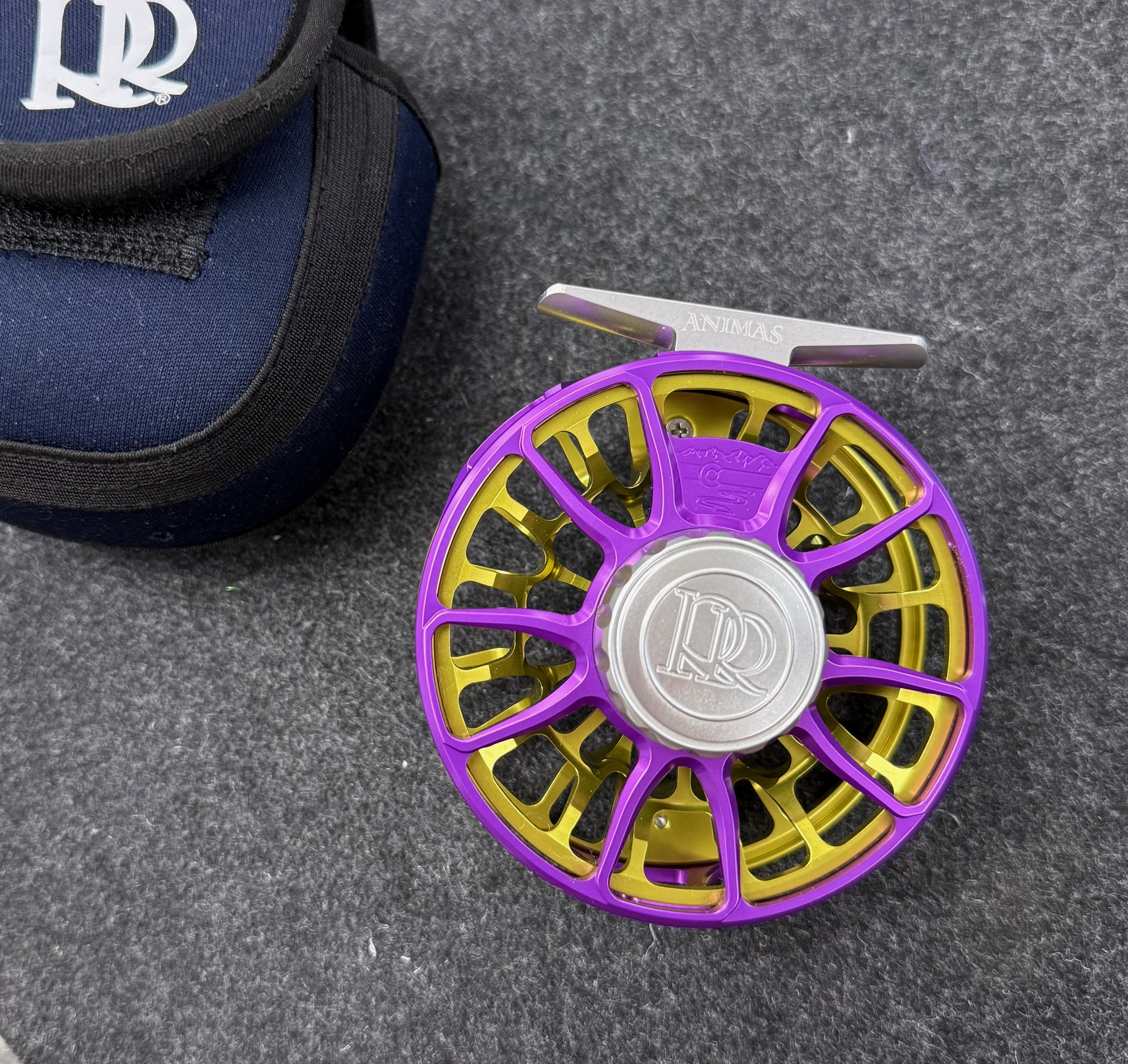 Ross Animas 5/6 Fly Reel - Purple/Yellow - Like New