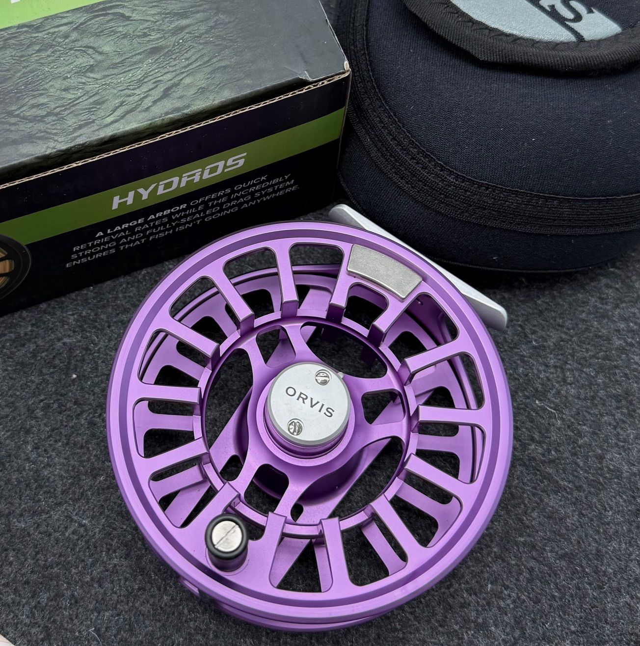 Orvis Hydros V (9-11wt) Fly Reel - Lilac - Like New
