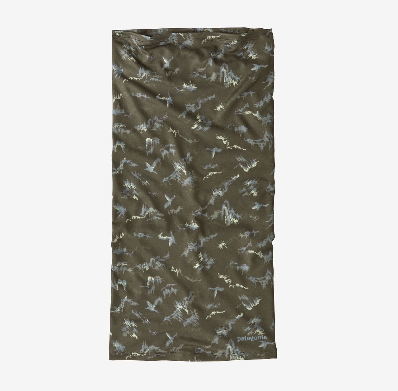 Patagonia UPF Sun Mask - Morning Migration: Pine Needle Green