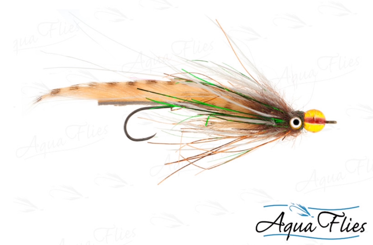 Aqua Flies Senyo's Egg Raider - Tan/Pink