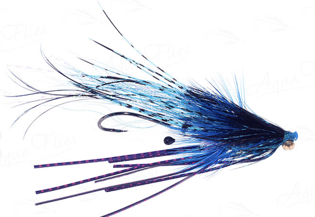 Aqua Flies Stu's PrawnTruder Black/Blue