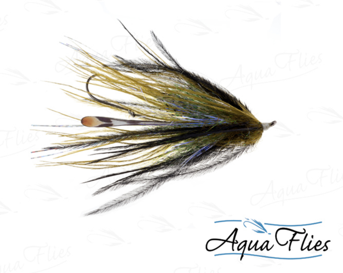 Aqua Flies Single Station Intruder - Olive/Black