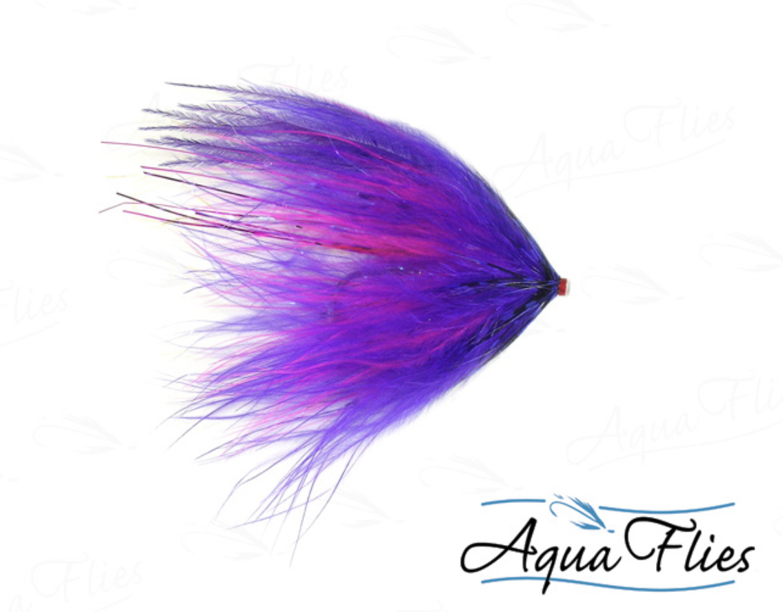 Aqua Flies Hartwick's Marabou Tube - Fuschia/Purple
