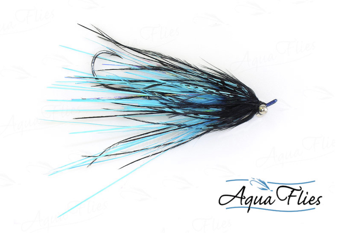 Aqua Flies Stu's Mini-Intruder - Blue/Black
