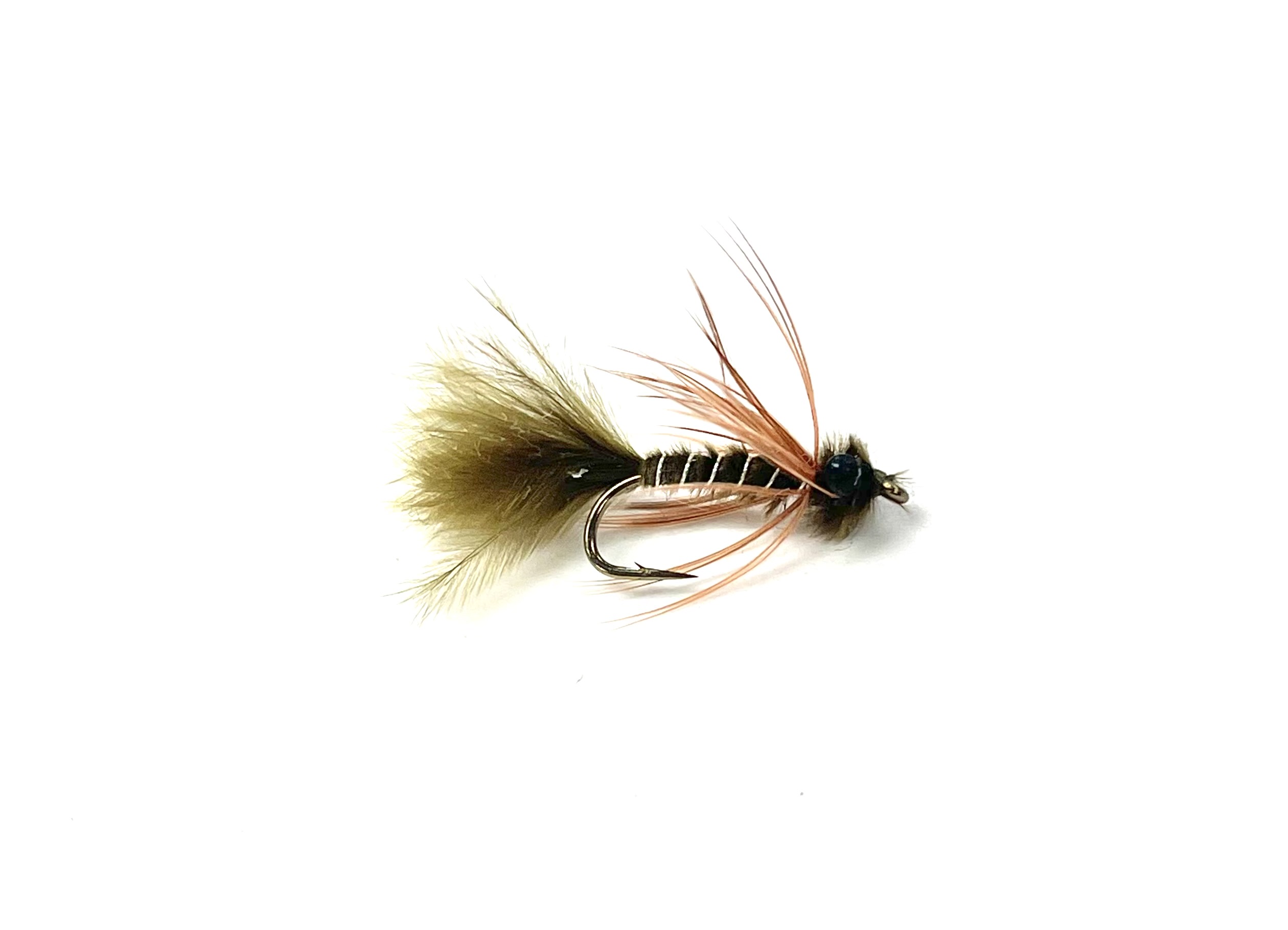Black's Flies Powder Damsel - Olive - Size 12