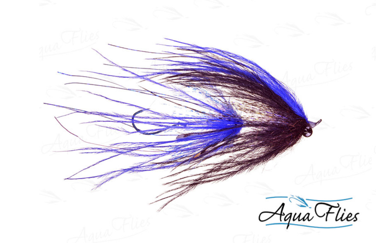 Aqua Flies Jerry's Intruder - Black/Purple