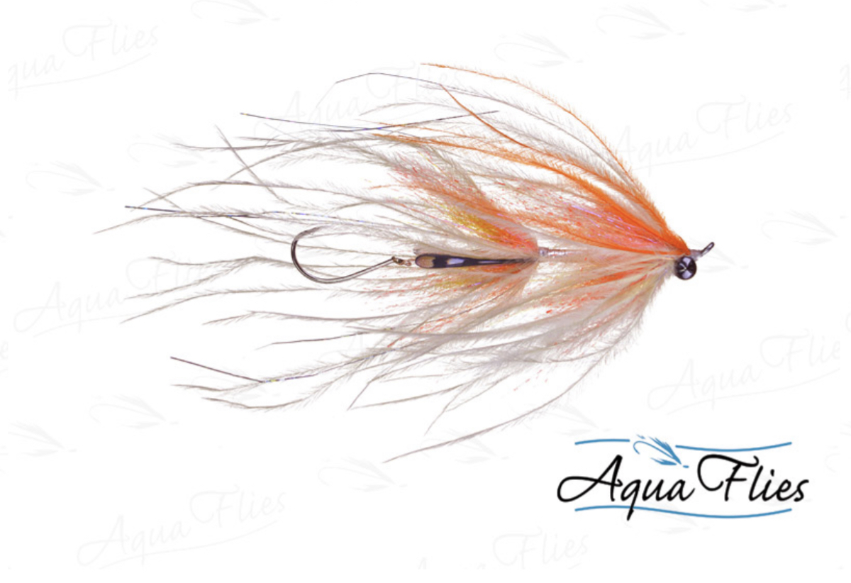Aqua Flies Jerry's Intruder - Orange/White