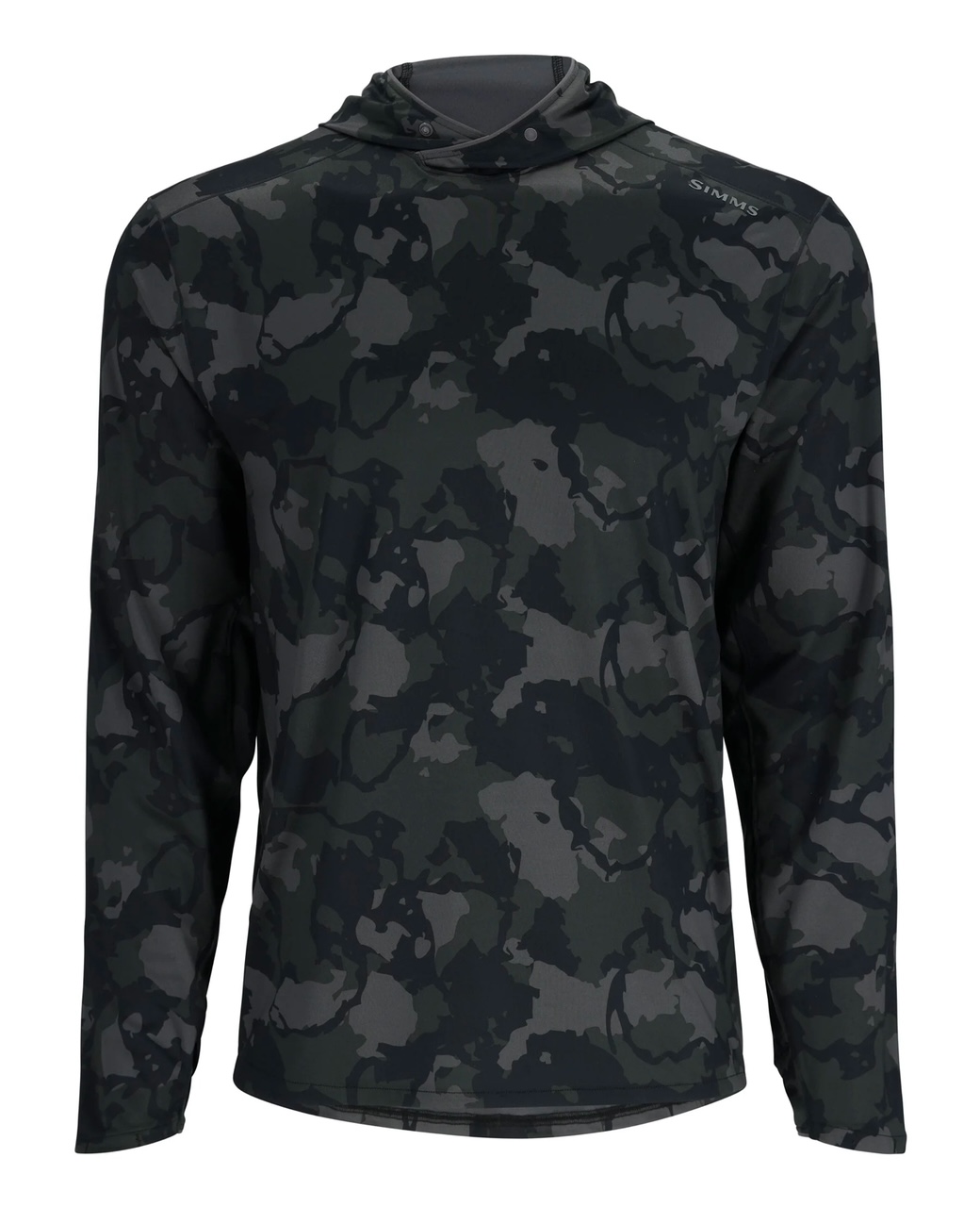 Simms M's SolarFlex Hoody - Regiment Camo Carbon - Large