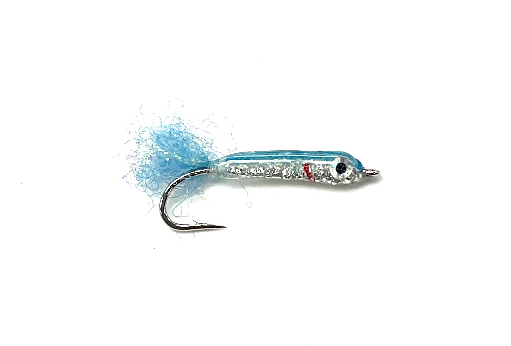 Black's Flies Cutthroat Epoxy Minnow - Blue - Size 10