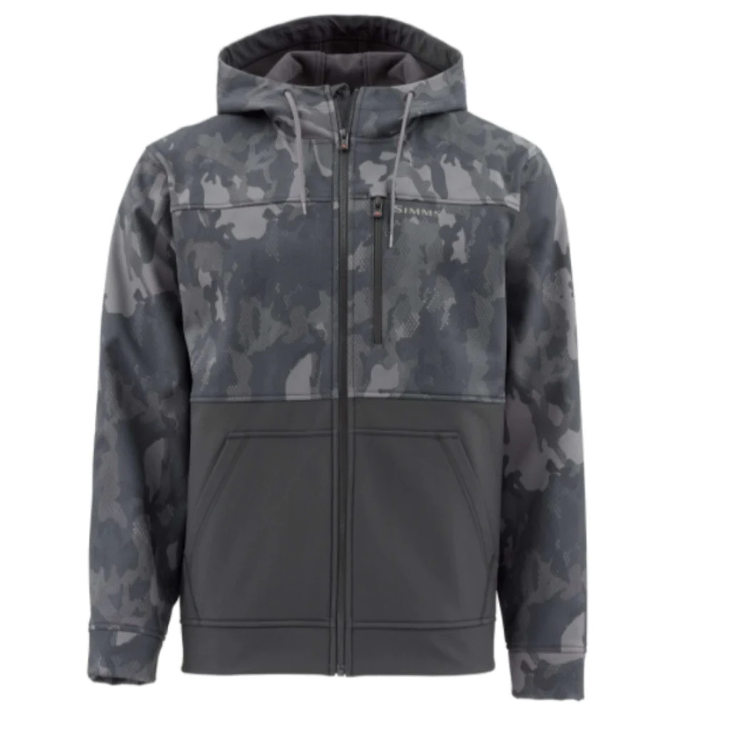 Simms M's Rogue Hoody - Hex Flo Camo Carbon - Large