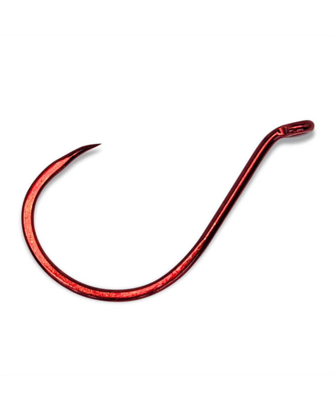 Gamakatsu Octopus Barbless Hooks - 8 Pack - Red - Size 1