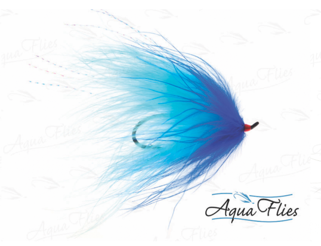 Aqua Flies Alaskabou - Light Blue/Blue - Size 1/0