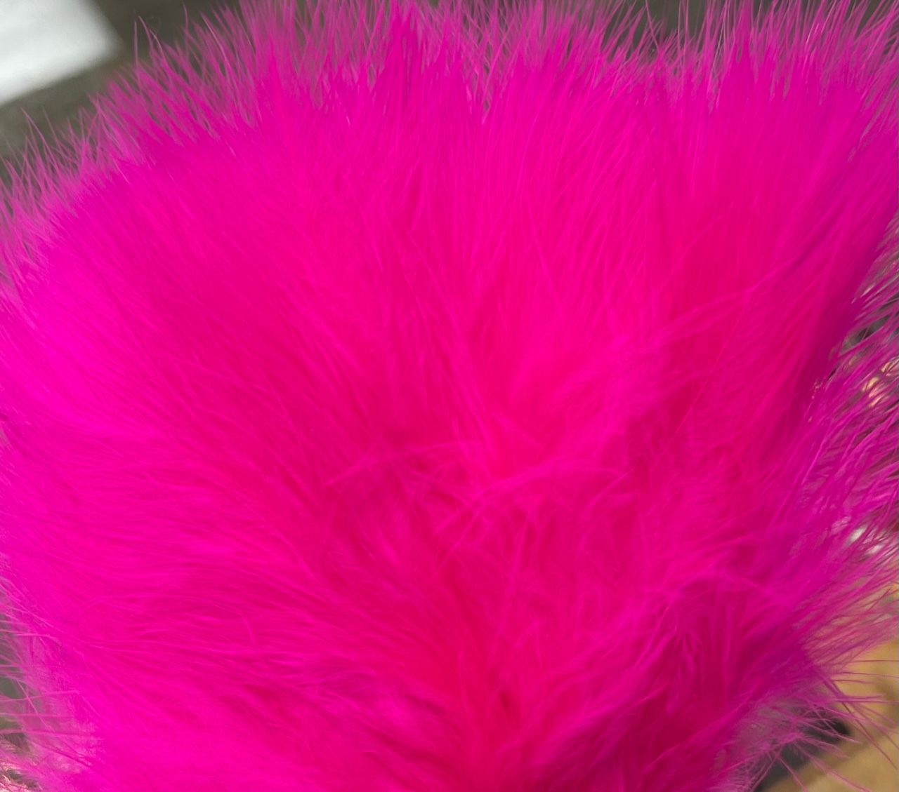 Fish Hunter Spey Marabou - Fl. Hot Pink (UV)