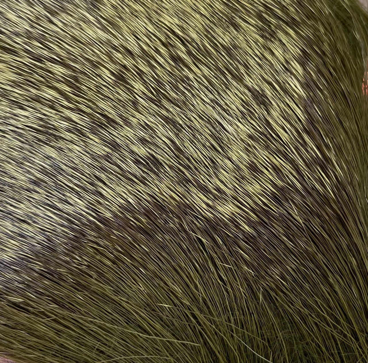 Deer Body Hair - Olive