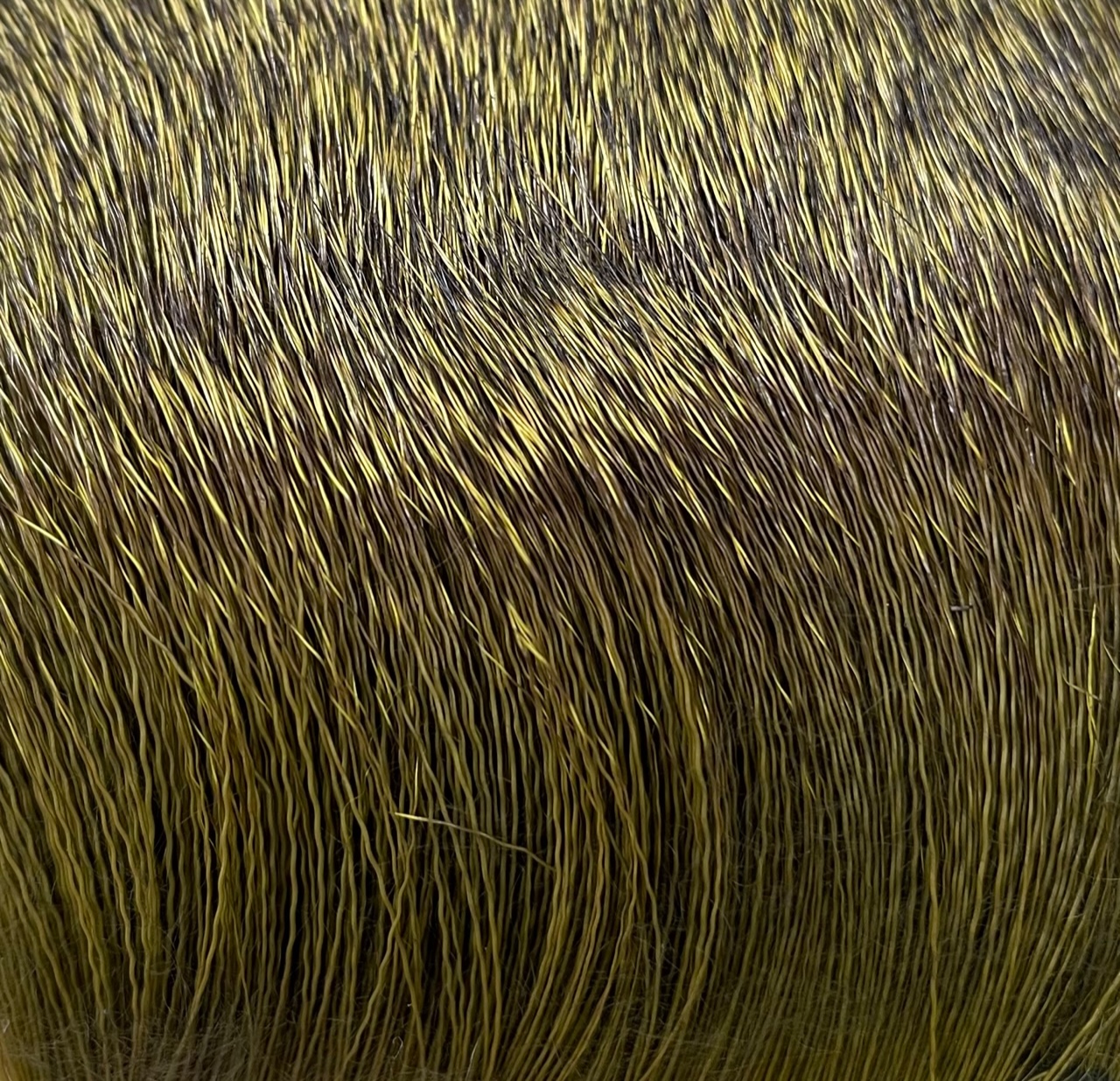 Deer Body Hair - Dark Olive