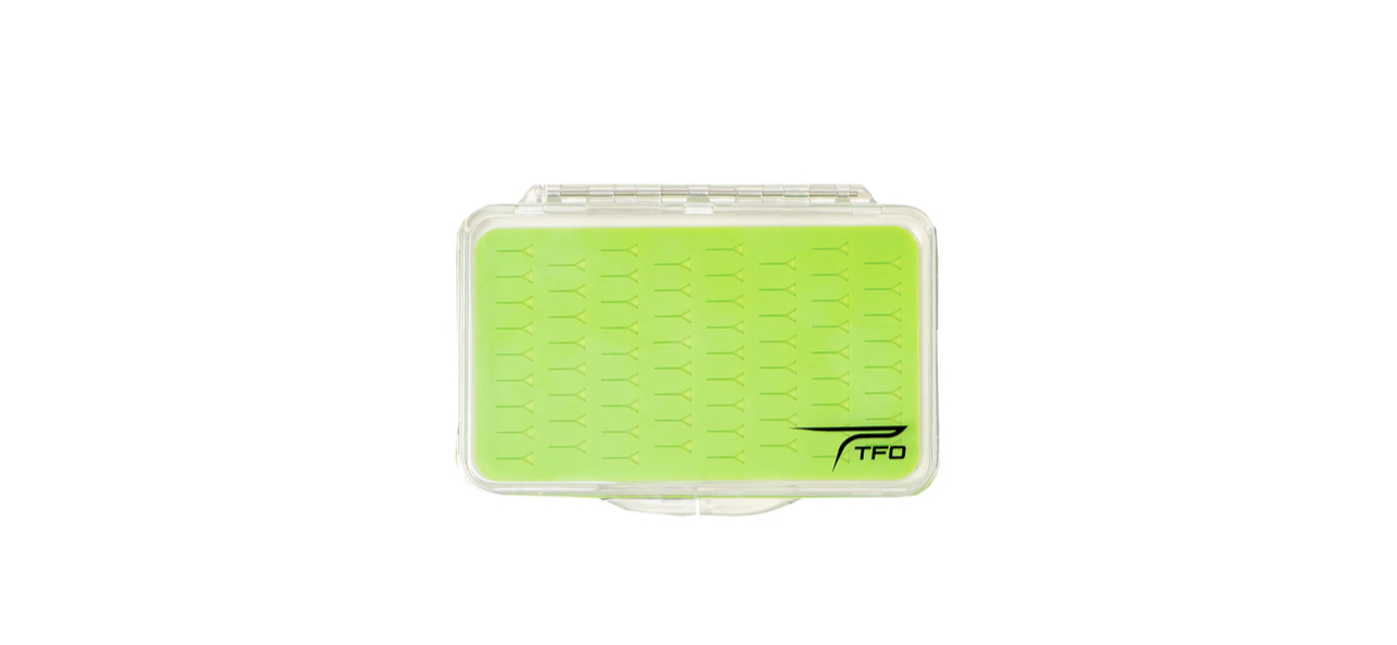 TFO Silicone Slit Foam Fly Box - Small