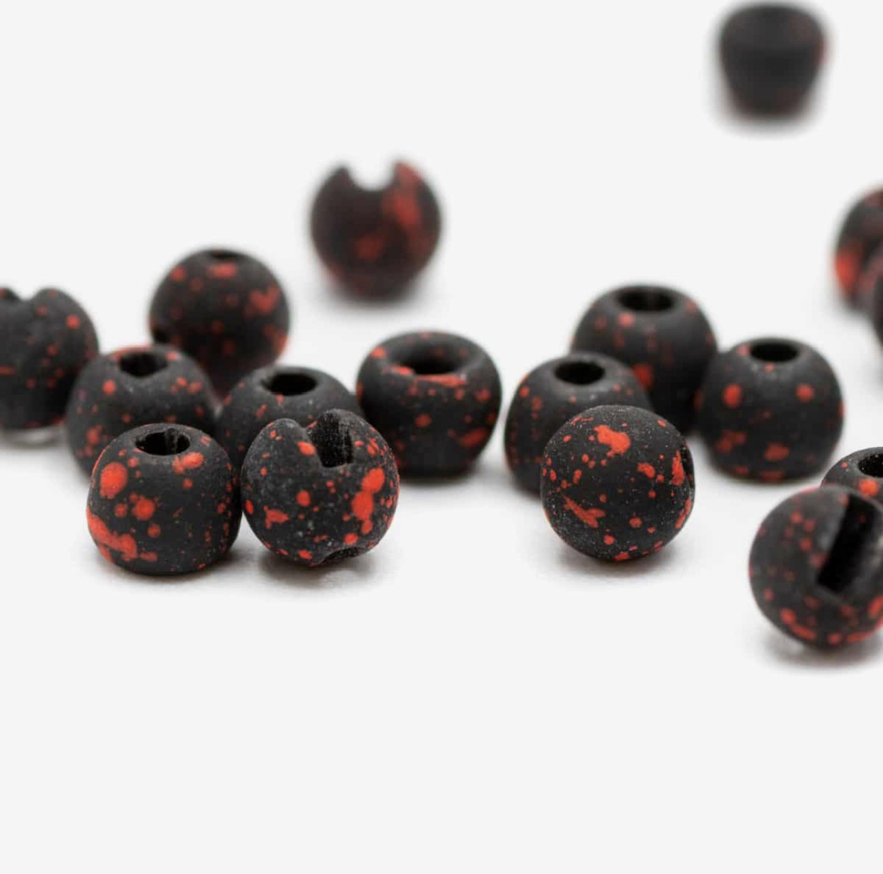 FireHole Slotted Tungsten Bead - Midnight Red - 3/32