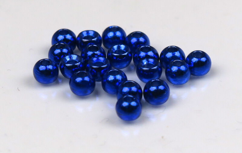 M&Y Brass Bead - Metallic Blue - 1/8