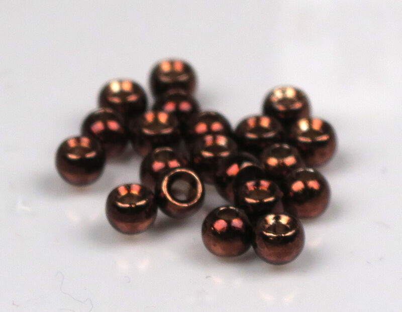 Plummeting Tungsten Beads - Metallic Brown - 3/32