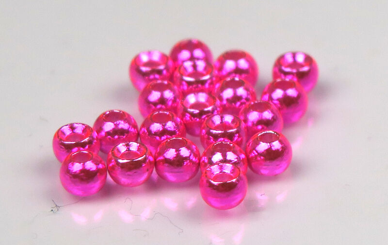 Plummeting Tungsten Beads - Metallic Pink - 7/32