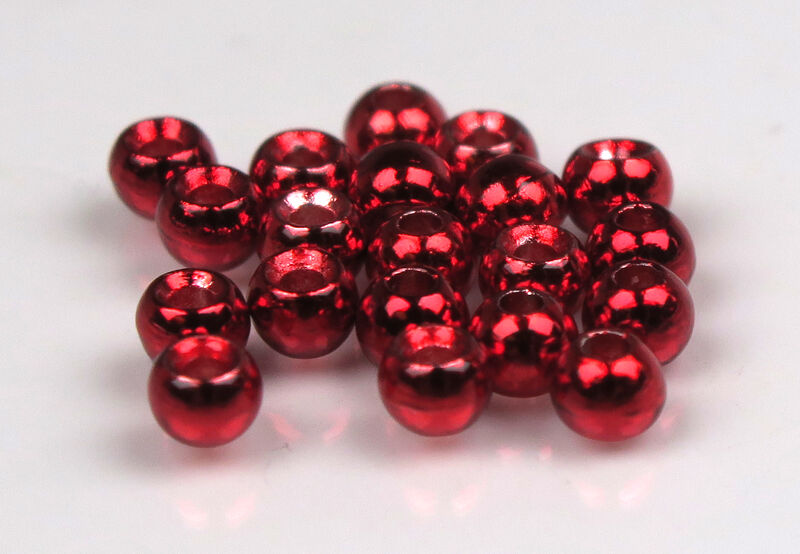 Plummeting Tungsten Beads - Metallic Red - 1/8