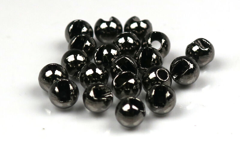M&Y Slotted Tungsten Beads - Black Nickel - 3/16