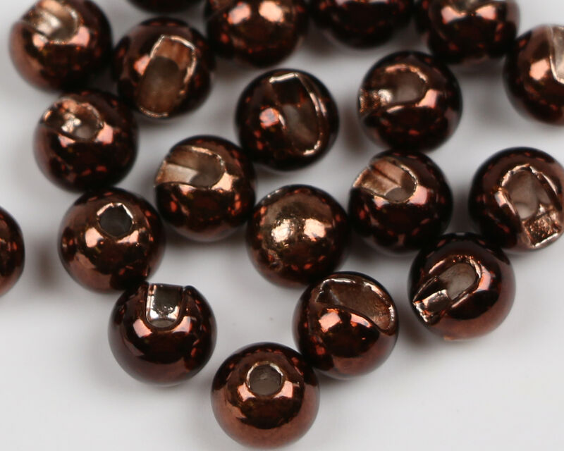 M&Y Slotted Tungsten Beads - Metallic Coffee - 3/32
