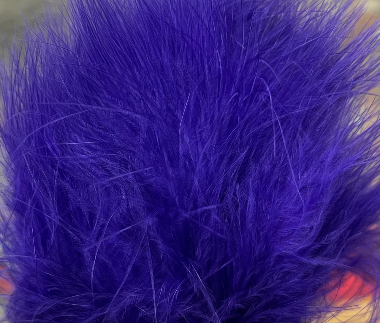 Fish Hunter Spey Marabou - Fl. Steelhead Purple (UV)