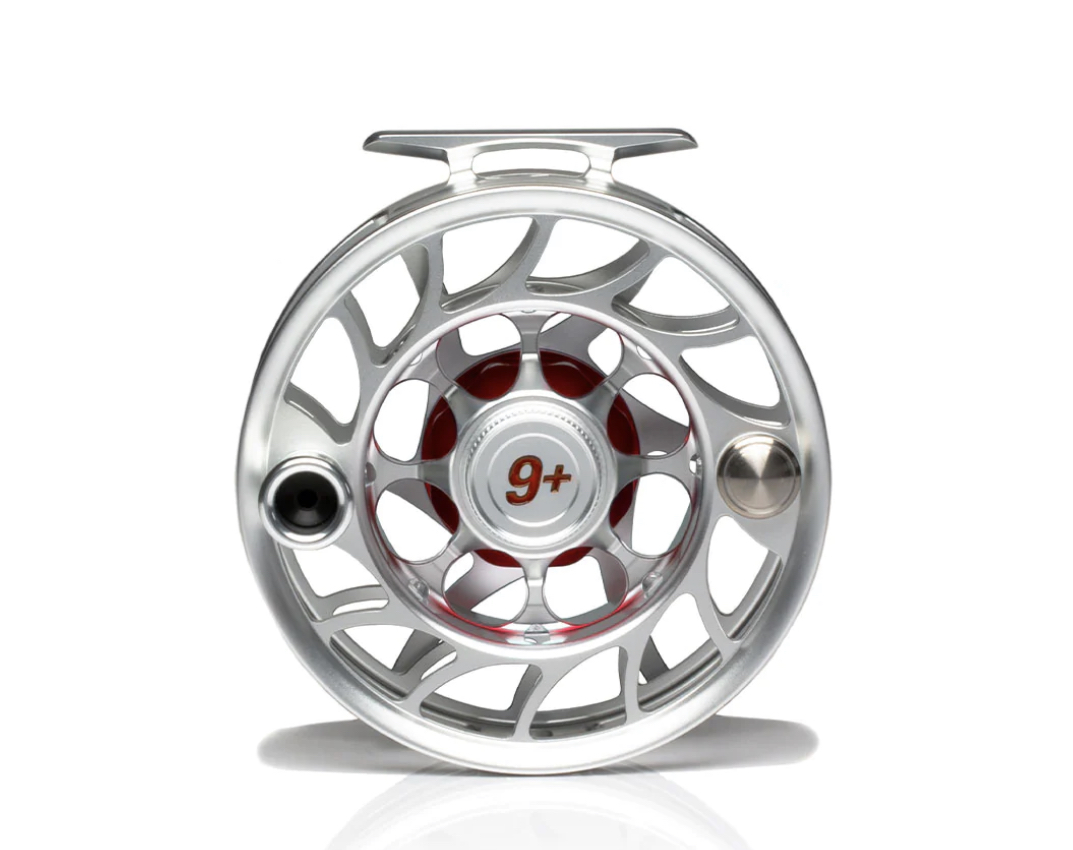 Hatch Iconic 9+ Clear/Red LA Fly Reel