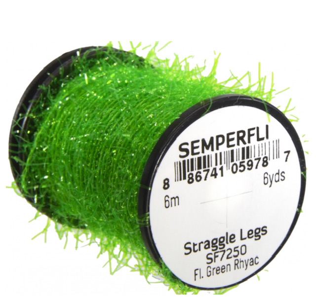 Semperfli Straggle Legs - Fl. Green Rhyac
