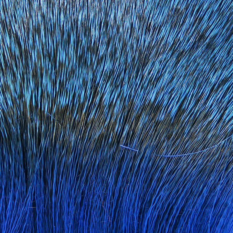 Hareline Premo Deer Hair Strip - Blue