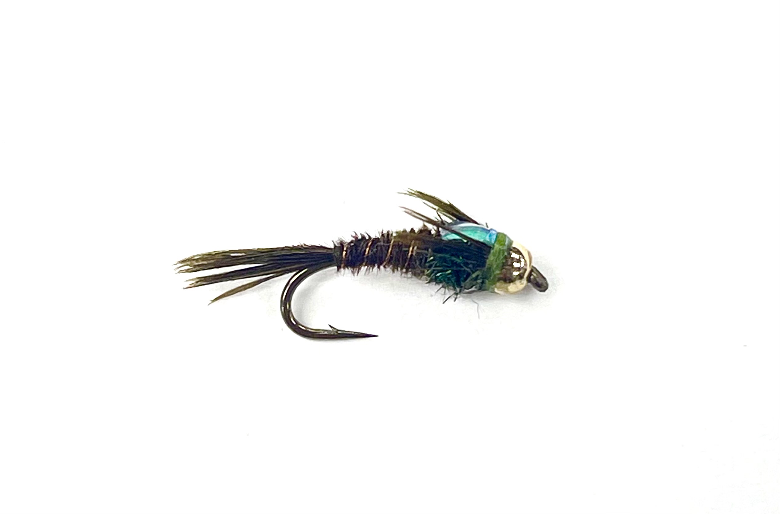 FAD GB Flashback Pheasant Tail Nymph - Olive - Size 14