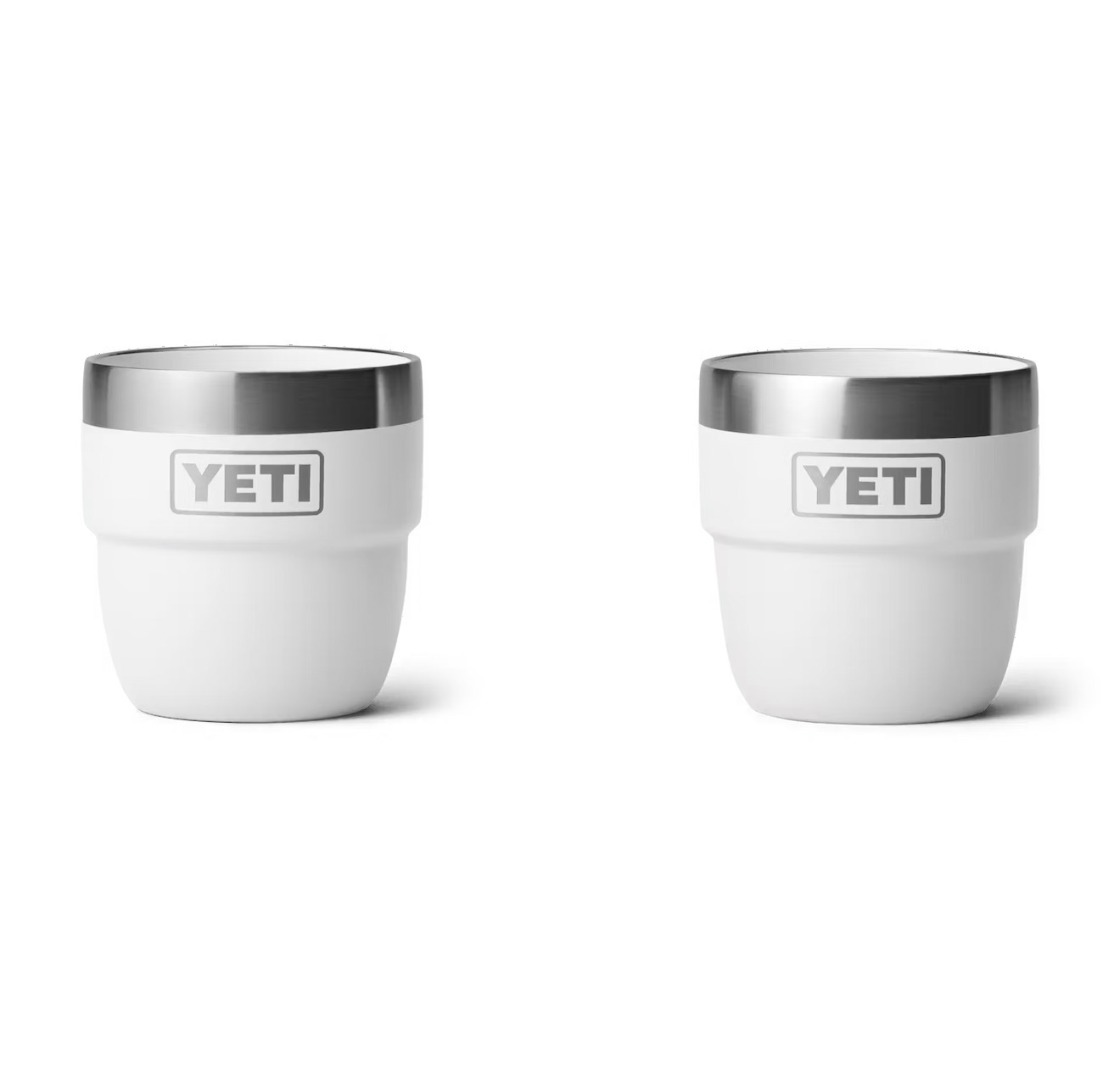 YETI Rambler Stackable Cups with DuraSip Ceramic Lining - 4 oz (118 ml) - White