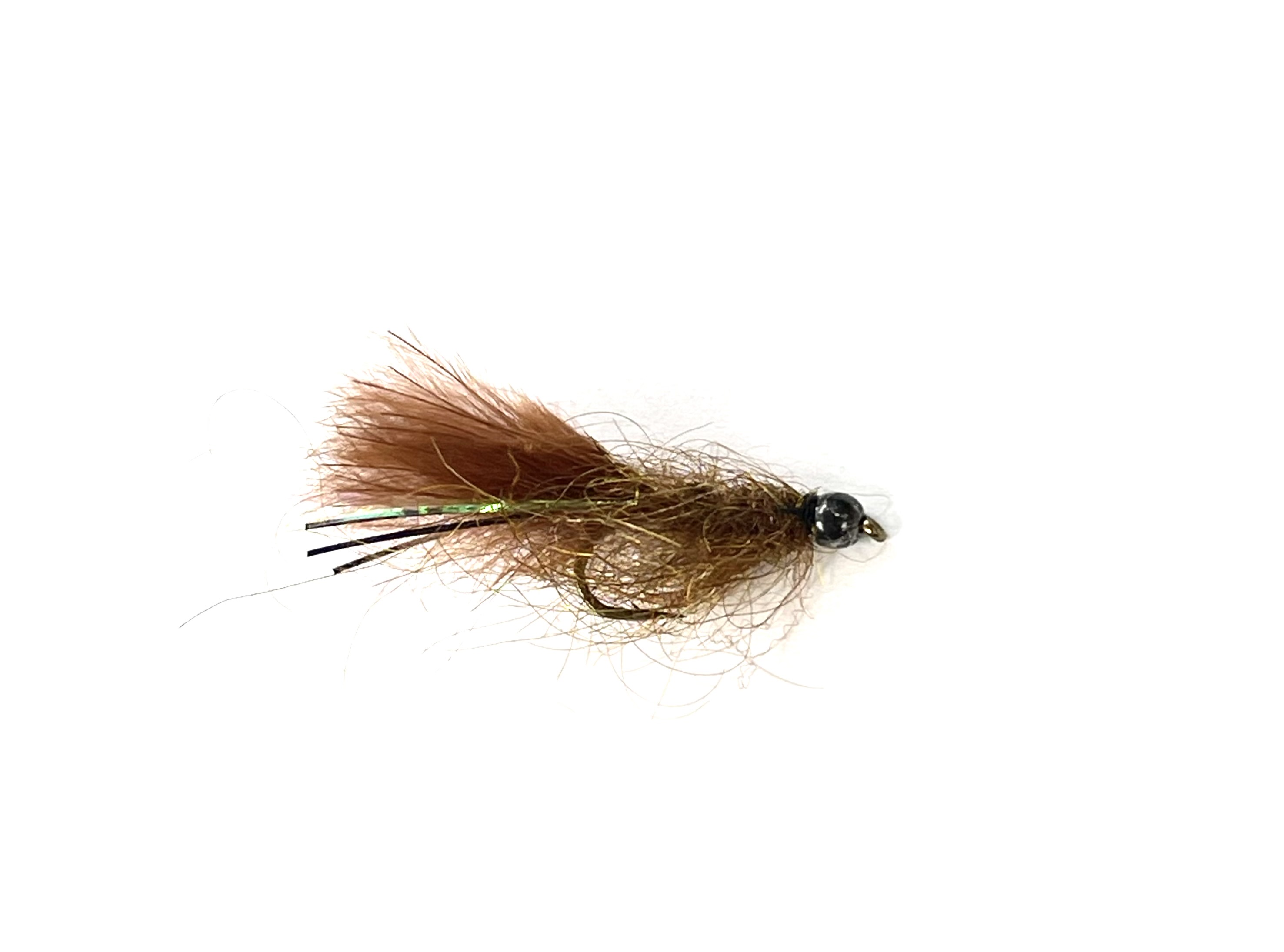 Black's Flies Black Bead Arizona Leech - Canadian Brown - Size 12