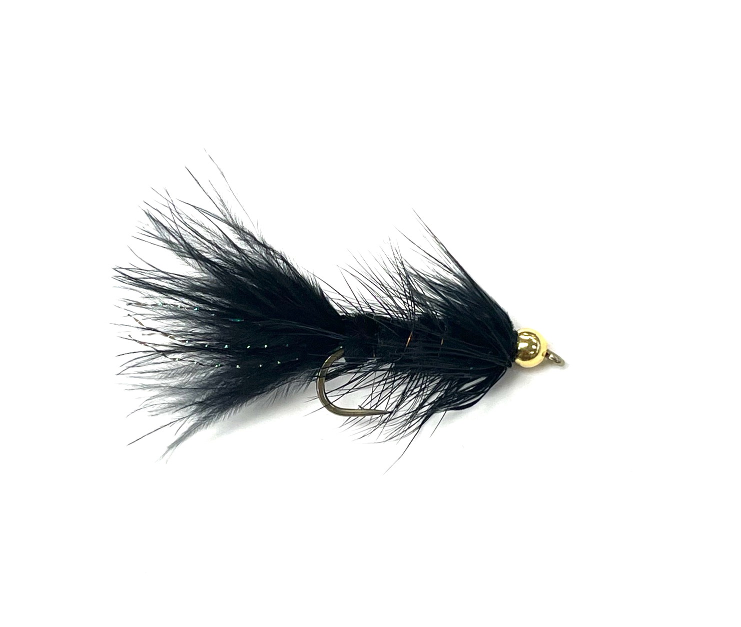 FAD GB Wooly Bugger - Black - Size 8