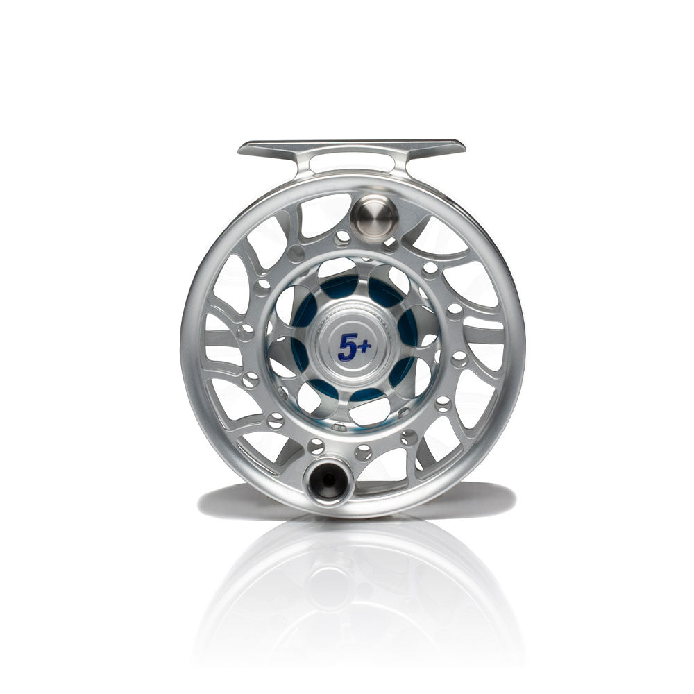 Hatch Iconic 5+ Clear/Blue MA Fly Reel